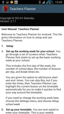 Teachers Planner android App screenshot 9