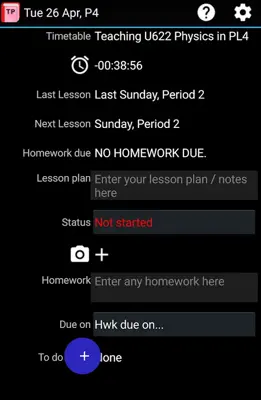 Teachers Planner android App screenshot 11