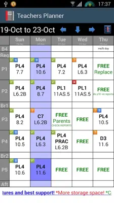 Teachers Planner android App screenshot 12