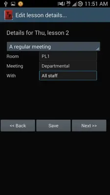 Teachers Planner android App screenshot 7